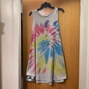 Sleeveless Tie-Dye Dress